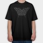 Dark Butterfly, Tricou Oversize Barbati (Unisex)