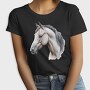 Side View Realistic Horse, Tricou Femei