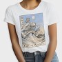 Japanese Turtle Ukiyo Wave Sea, Tricou Femei