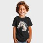 Side View Realistic Horse, Tricou Copii