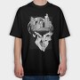 City Skull Art, Tricou Oversize Barbati (Unisex)
