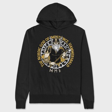 The Nordic God Viking, Hanorac Oversize Barbati (Unisex)