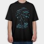 Dark Creature Demon Horns Darkness, Tricou Oversize Barbati (Unisex)