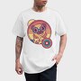 Retro Hippie Dog, Tricou Barbati (Unisex)