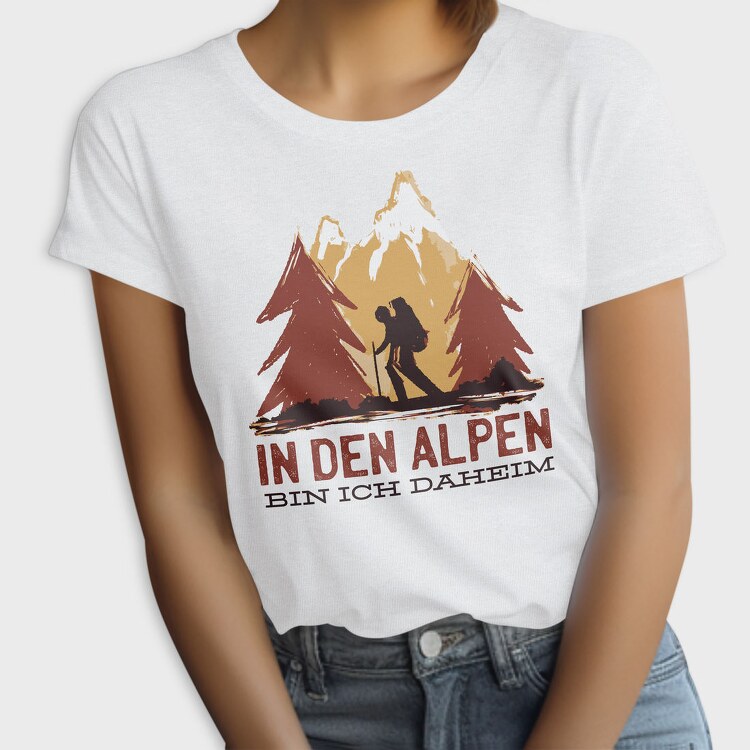 German Alpen Hiking, Tricou Femei