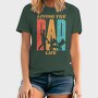 Retro Living The Dad Life Quote, Tricou Barbati (Unisex)