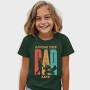 Retro Living The Dad Life Quote, Tricou Copii