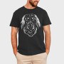 German Dog Breed Hovarwart Head, Tricou Barbati (Unisex)