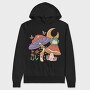 Mushroom Frog Moon, Hanorac Oversize Barbati (Unisex)