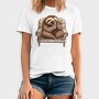 Sloth On A Chair Yawn, Tricou Barbati (Unisex)