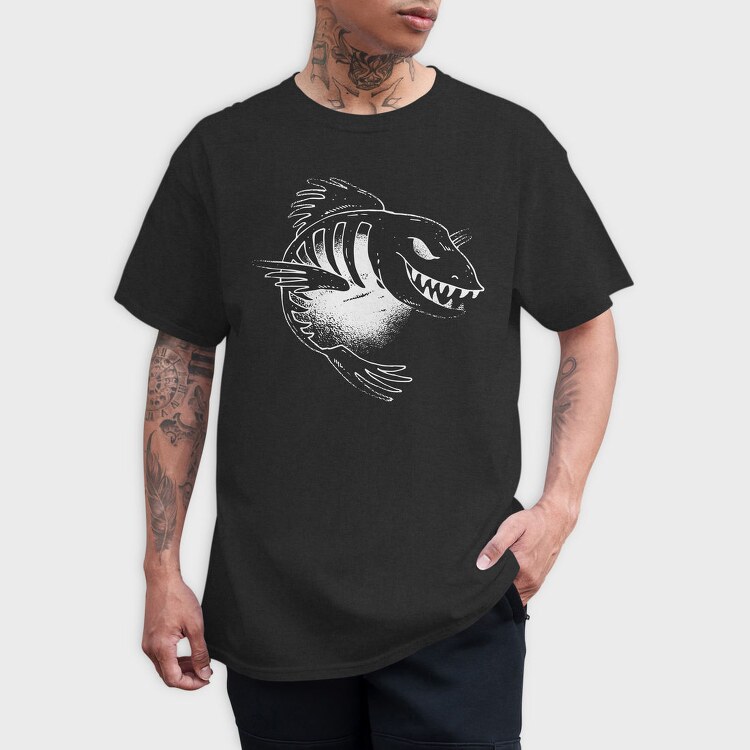 Dark Fish, Tricou Barbati (Unisex)