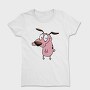 Cartoon Retro Courage the Cowardly Dog 5, Tricou Femei