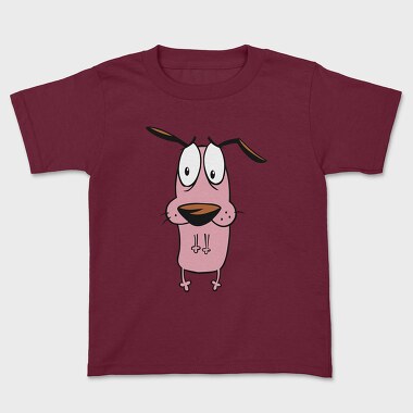 Cartoon Retro Courage the Cowardly Dog 6, Tricou Copii