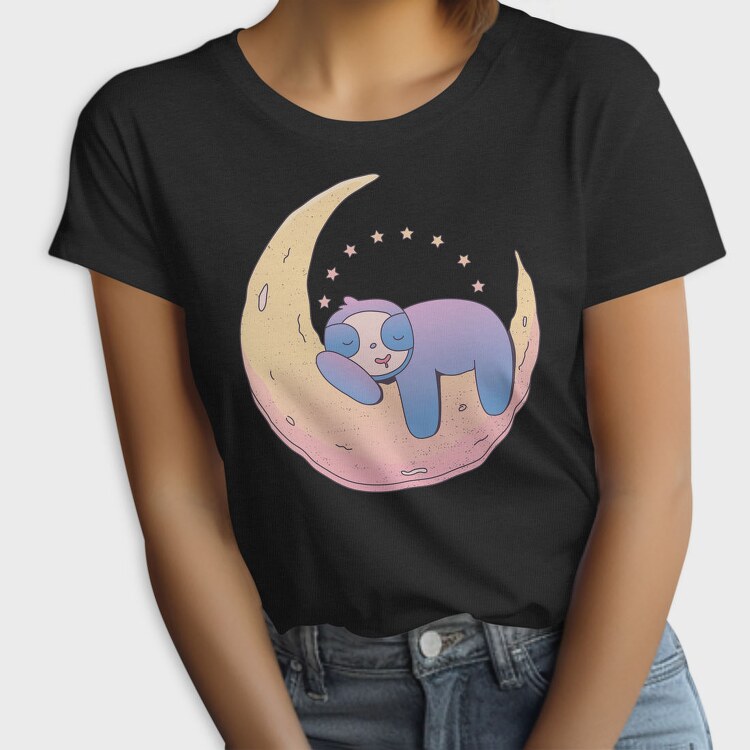 Sloth On Moon, Tricou Femei