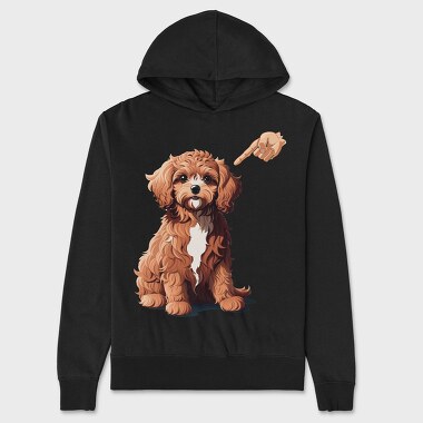 Cavapoo Finger, Hanorac Oversize Barbati (Unisex)