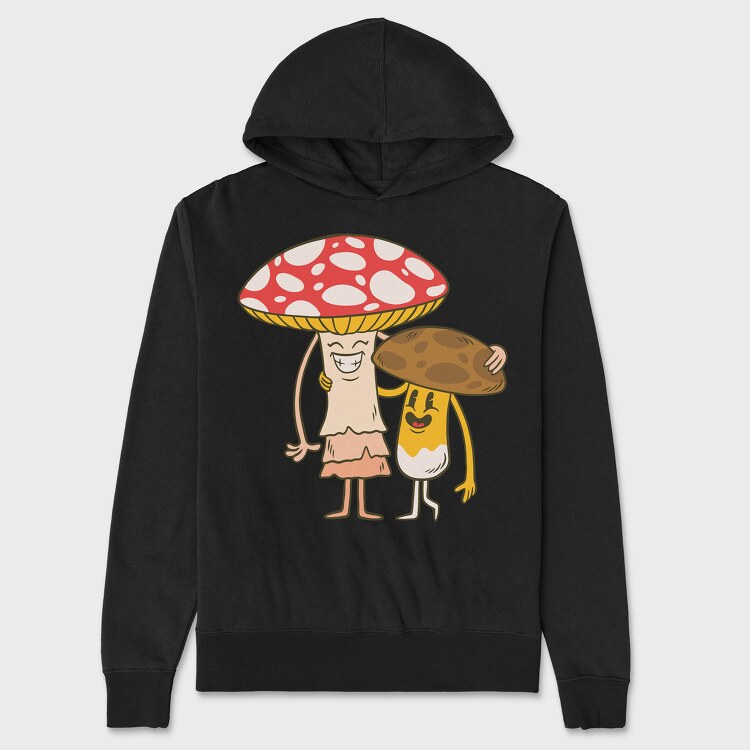 Hanorac Barbati (Unisex), Mushrooms