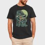 Werewolf Cartoon Halloween Wolf Moon, Tricou Barbati (Unisex)