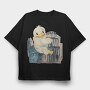 Giant Duck City Building, Tricou Oversize Barbati (Unisex)