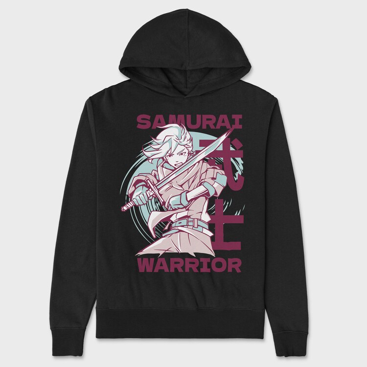 Hanorac Barbati (Unisex), Anime Samurai Warrior