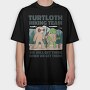 Turtle And Sloth Hiking Turtloth, Tricou Oversize Barbati (Unisex)