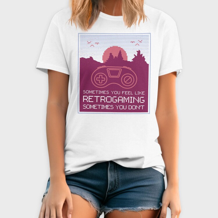 Retrogaming, Tricou Barbati (Unisex)