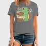 Turtle Drinking Cofffee, Tricou Barbati (Unisex)