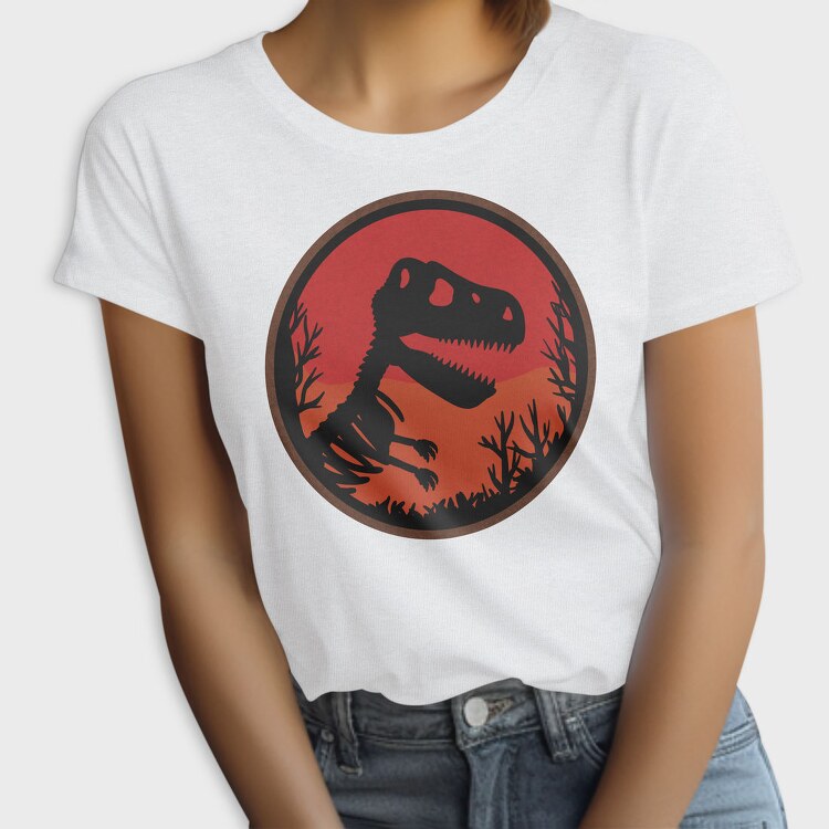 Jurassic Dinosaur Skeleton, Tricou Femei
