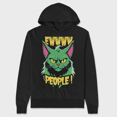 Hanorac Barbati (Unisex), Ew People Green Cat