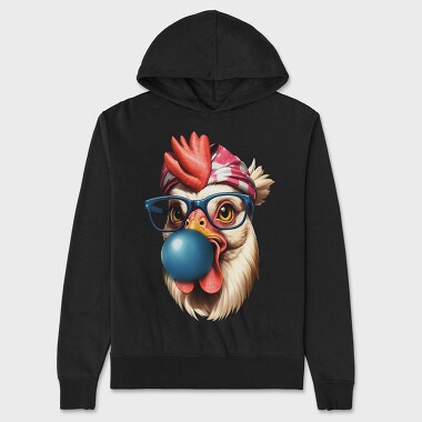 Chicken Bubblegum, Hanorac Oversize Barbati (Unisex)