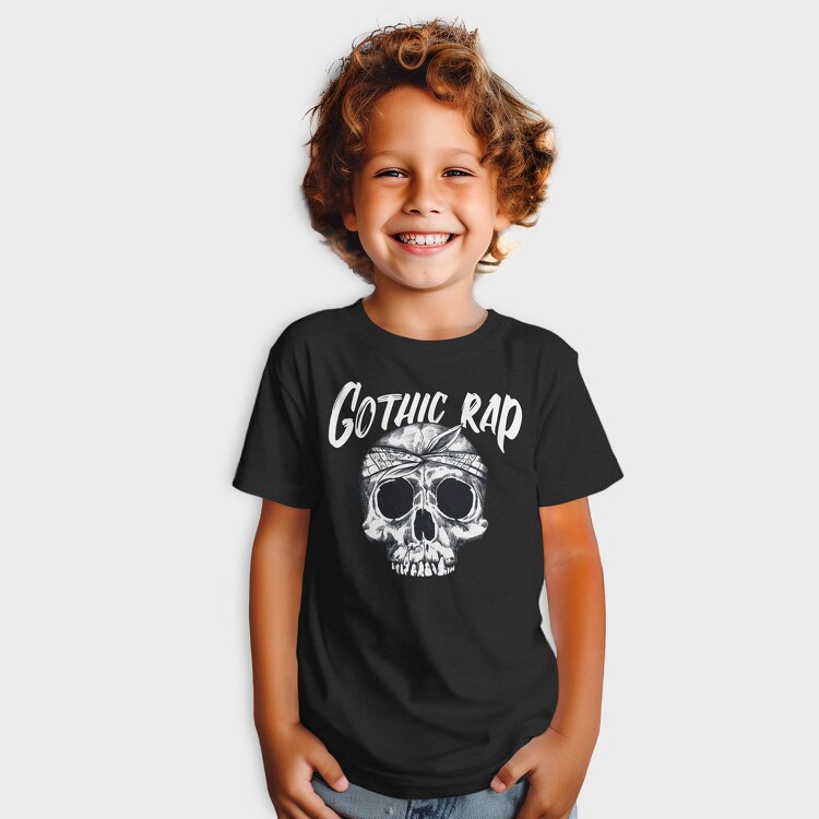 Gothic Rap Skull, Tricou Copii