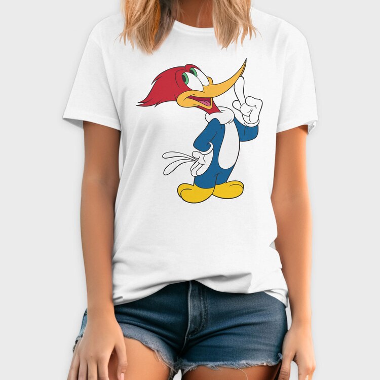 Cartoon Retro Woody Woodpecker 2, Tricou Barbati (Unisex)