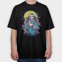 Umbrella Anime Girl, Tricou Oversize Barbati (Unisex)