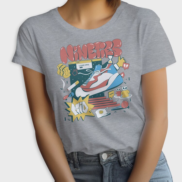 Nineties 90S Kid Retro 1, Tricou Femei