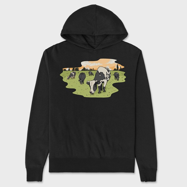 Cows, Hanorac Oversize Barbati (Unisex)