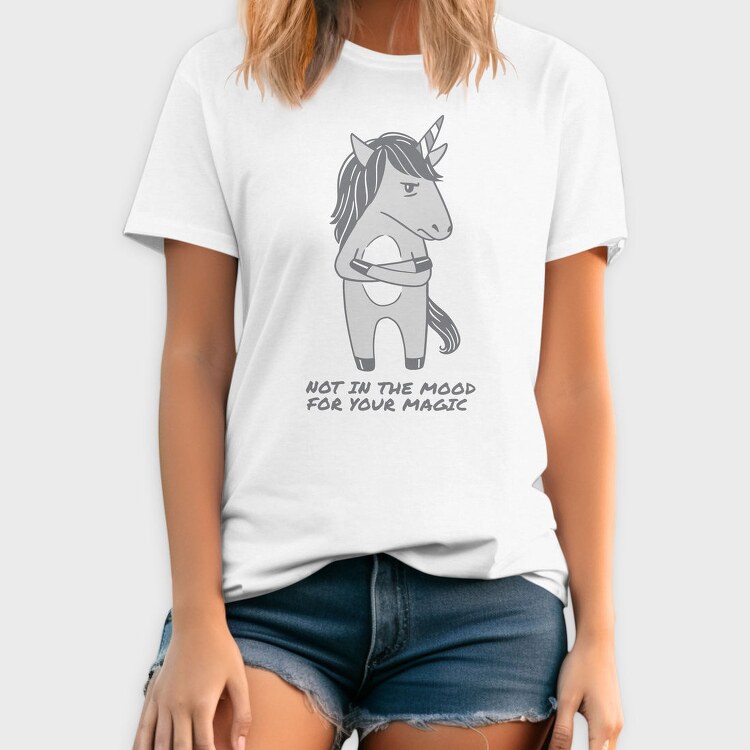 Unicorn Angry Mood, Tricou Barbati (Unisex)