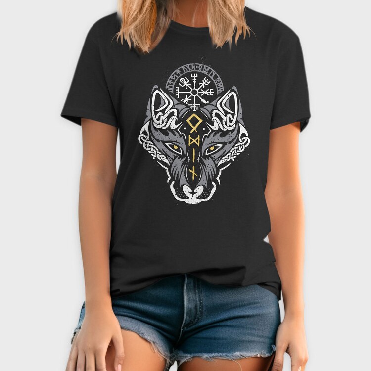 Norse Viking Wolf, Tricou Barbati (Unisex)