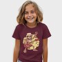 Rock Guitar Skeleton Cartoon, Tricou Copii