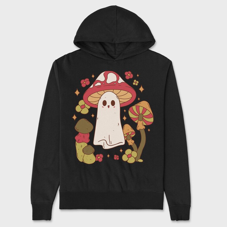 Hanorac Barbati (Unisex), Mushroom Ghost