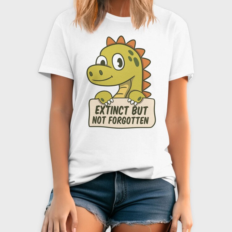 Dinosaur Conservation Extinct Dino Nc, Tricou Barbati (Unisex)