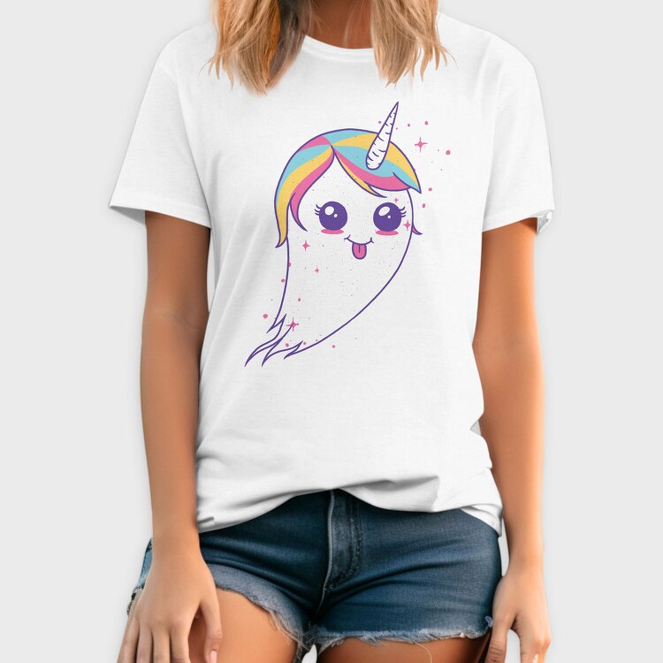 Unicorn Ghost, Tricou Barbati (Unisex)