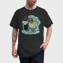 Grim Reaper Working From Home Skull, Tricou Barbati (Unisex)