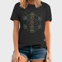 Dna Geometric Flower Of Life, Tricou Barbati (Unisex)