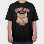 Ruff Day Funny Pet Dog Quote, Tricou Oversize Barbati (Unisex)