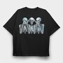 Wise Skeletons, Tricou Oversize Barbati (Unisex)