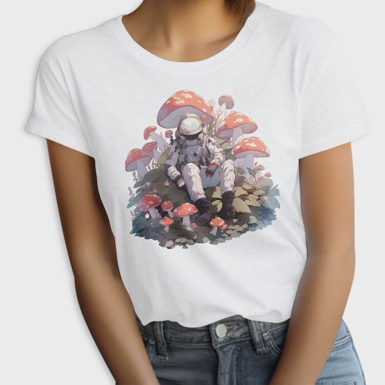 Astronaut On Mushroom Planet, Tricou Femei