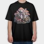 Astronaut On Mushroom Planet, Tricou Oversize Barbati (Unisex)