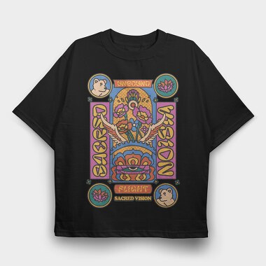 Sacred Vision Maximalism, Tricou Oversize Barbati (Unisex)
