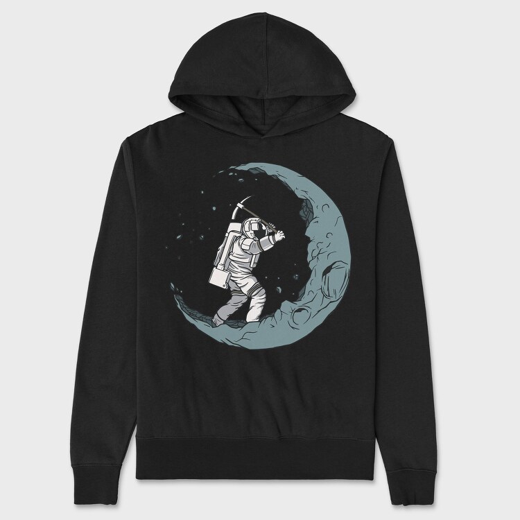 Hanorac Barbati (Unisex), Astronaut Digging The Moon