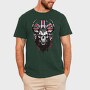 Union Jack Skull, Tricou Barbati (Unisex)