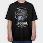 Aviator Gorilla Vintage Legend, Tricou Oversize Barbati (Unisex)